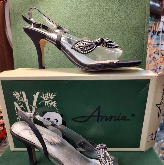 Annie Women's Size 8 M Black Night Out on Town Heels - Picture 1 of 7